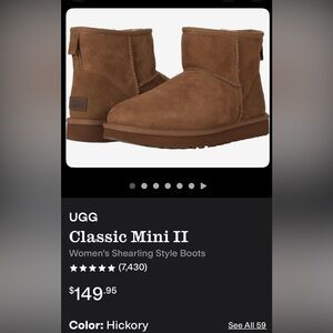 UGG Classic Mini II Chestnut Boots